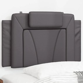 vidaXL Pernă pentru tăblie, gri, 90 cm, piele artificială