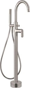 Baterie cada - dus freestanding Inter Ceramic finisaj crom cu set de dus