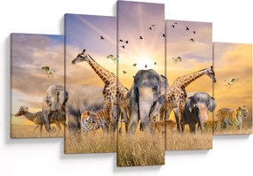 Tablou - Animae din Africa (150x105 cm)