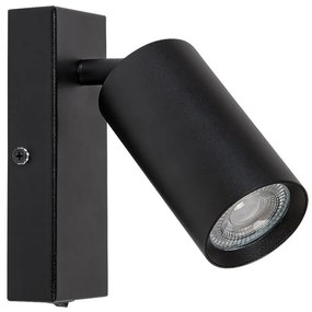 Spot de perete SOLO 1xGU10/25W/230V negru Rabalux 2084