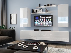 Mobilier living Berny 31 (alb + Alb lucios). 1087150