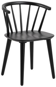 Scaun de dining negru Ida – Actona