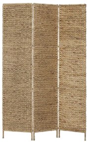247345 vidaXL Paravan cameră cu 3 panouri, 116 x 160 cm, zambilă de apă