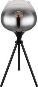 Globo 15548T1 - Lampă de masă MAXY 1xE27/40W/230V neagră