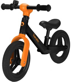 Lionelo TONI - bicicletă de echilibru, negru/portocaliu