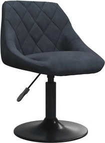 vidaXL Scaun de bar, gri închis, catifea