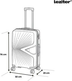 Valiză mare TravelLux Endure cu hardtop 50x78x30 cm albastru închis