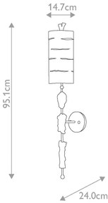 Aplică Flambeau FB-FRAGMENT-G1 FRAGMENT 1xE27/60W/230V