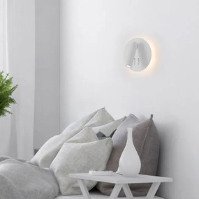 Aplică LED/3W/230V + LED/6W/230V 3000K alb