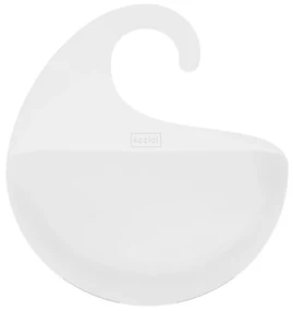 Cutie murală Koziol Surf M, de baie, alb,6,5 x 21,6 x 25,3 cm
