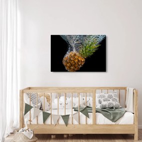 Tablou cu anans în apă (90x60 cm)