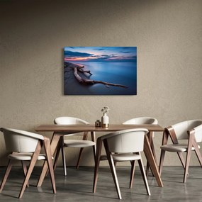 Tablou cu plaja în apus de soare (90x60 cm)
