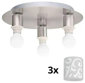 Plafonieră LED Eglo MY CHOICE 3xE14/4W/230V crom/alb