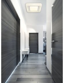 Plafoniera LED alba cu plastic sparkle MARCIA