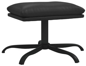 341618 vidaXL Taburet, negru, 45x29,5x39 cm, piele ecologică lucioasă
