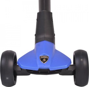 Trotineta copii pliabila din aluminiu NOVOKIDS™ Lamborghini Kick N Roll Edition , Cu roti luminoase din silicon, 3 roti,pliabila, Maner reglabil pe