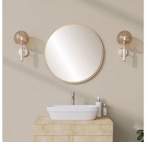 Oglindă decorativă Moluvu 1 (bej) . 1093646