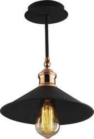 Lustra BERCESTE N-657, negru, metal, 24x31 cm