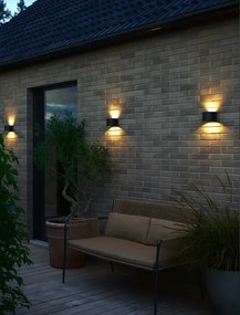 Aplica LED de exterior ambientala stil nordic IP44 Milda negru