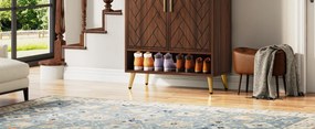 PANM5 - Pantofar 75 cm cu 6 rafturi, pantofare, depozitare pantofi, mobilier hol - Maro