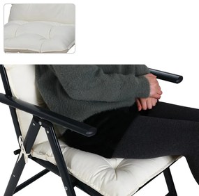 Deuba 6 perne Cozy Vanamo 129x53x10cm - crem