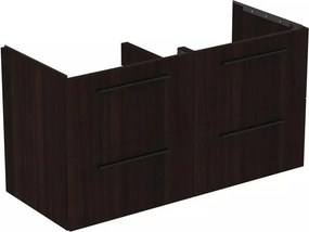 Dulap baza suspendat Ideal Standard i.life B finisaj stejar cafeniu 4 sertare 120 cm