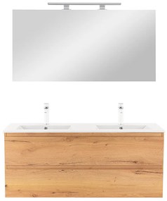 Mobilier complet de baie Vario Forte 120 stejar-stejar