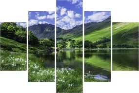 Tablou - Peisaj cu un lac (150x105 cm)