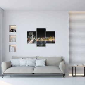 Tablou cu podul Brooklin și New York (90x60 cm)