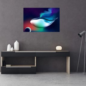 Tablou - Balena spațială (90x60 cm)