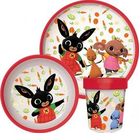Bing Happy Carrots set de vase antiderapant, set din plastic micro