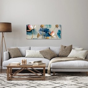 Tablou cu flori (120x50 cm)