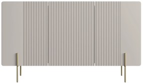 Comodă Malmi 150 cm - cașmir / picioare aurii