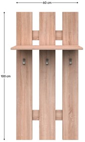 Cuier TOPTY 60 tip 40, stejar Sonoma
