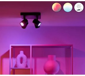 Spot LED RGBW dimabil IMAGEO 4xGU10/4,9W/230V negru Wi-Fi WiZ