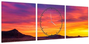 Tablou - Drum (cu ceas) (90x30 cm)