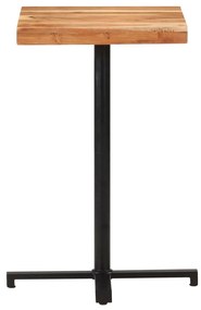 320282 vidaXL Masă de bar, pătrat, 50x50x110 cm, lemn masiv de acacia