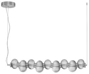 Lustra suspendata LED design modern Leda crom