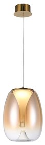 Lustra/Pendul LED design decorativ modern PAMELA 27 amber