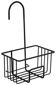 Raft pentru baie negru de agățat din oțel inoxidabil Milito – Wenko