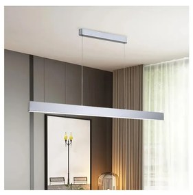 Brilagi-LED Setabilit lustră SLEEKLINE SMART LED/40W/230V Wi-Fi Tuya argintiu+DO