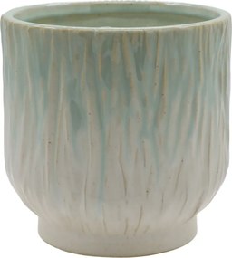 Ghiveci din ceramica, cu model, H16/D16 cm, Fayence