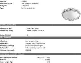 Tava design LUX Peregrina 110518 HZ