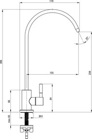 Robinet pentru apă filtrată Finisaj: Negru BEZ_N62F