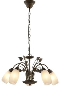 Candelabru rustic metal ruginiu VENEZIA