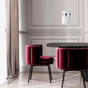 Pendul VETRO cu cablu 1xE14/10W/230V crom lucios