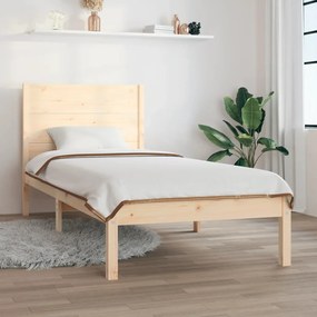 3104143 vidaXL Cadru de pat, 100x200 cm, lemn masiv de pin