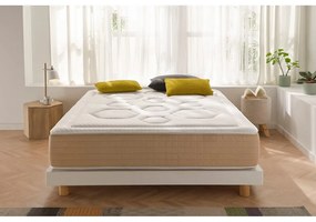 Saltea fermă/mediu-fermă cu arcuri reversibilă/termoregulatoare 180x200 cm Hexaflex Bagged Springs Gel – Moonia