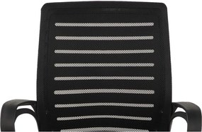 Scaun de birou negru tapițat Evon – Bonami Essentials