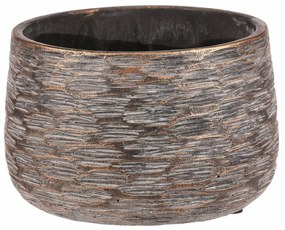 Set de recipiente din beton Ryha, 2 bucăți, gri,înălțime 12 cm